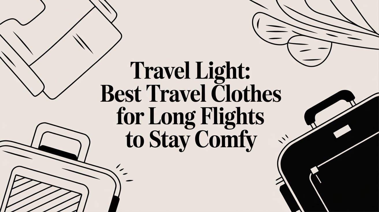 Travel Light: best travel clothes for long flights to stay comfy