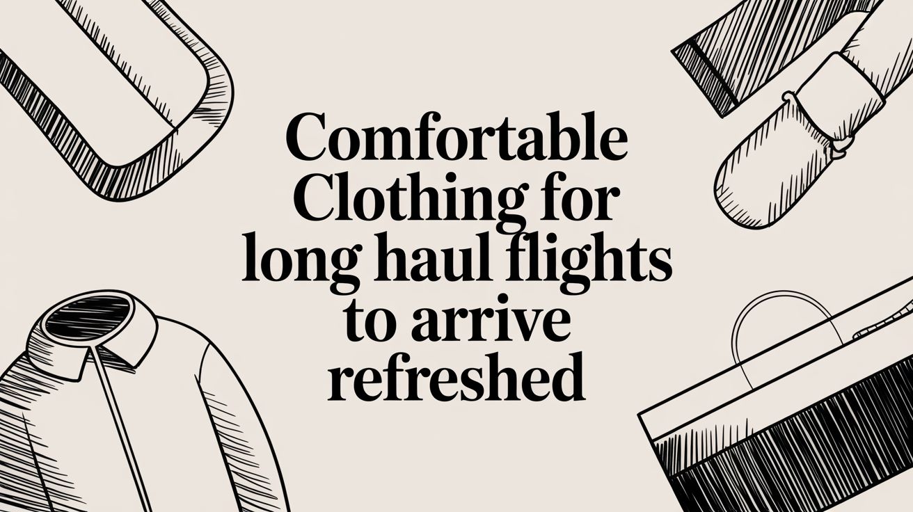 Comfortable Clothing for Long Haul Flights to Arrive Refreshed