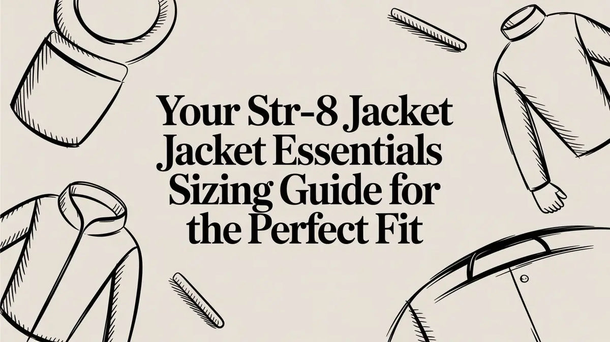 Your STR-8 Jacket Essentials Sizing Guide for the Perfect Fit STR-8 Jacket