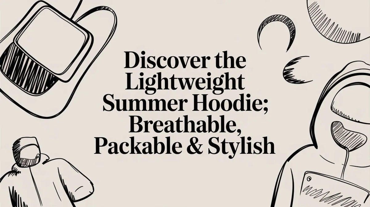 Discover the lightweight summer hoodie: Breathable, Packable & Stylish STR-8 Jacket